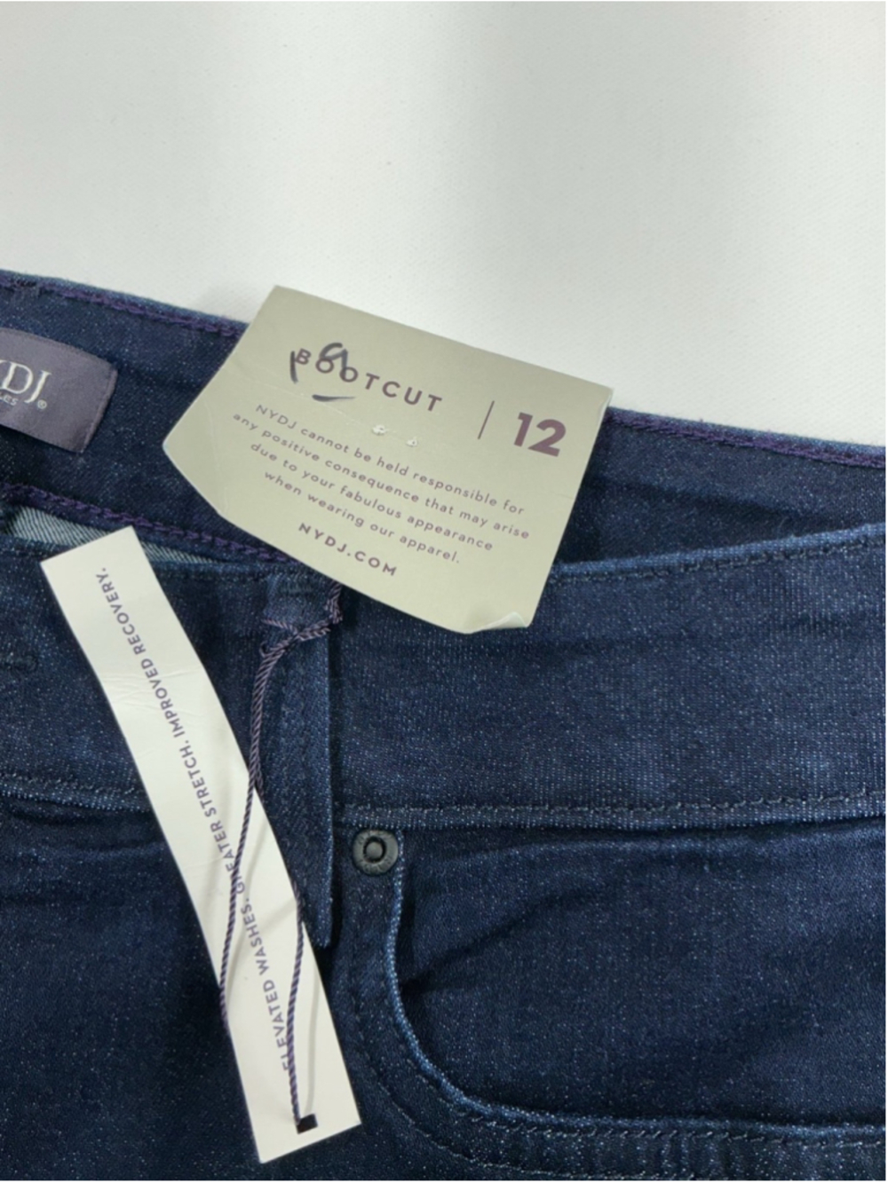 NYDJ boot cut jeans size 12 x 32 long - Picture 4 of 6